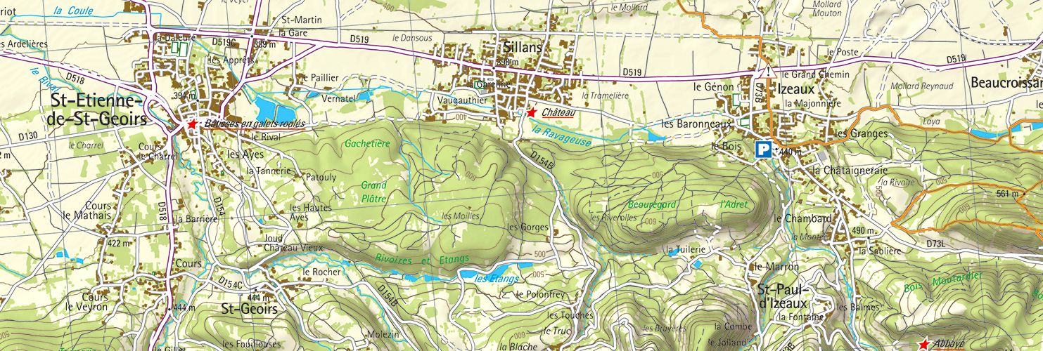Carte de randonnée