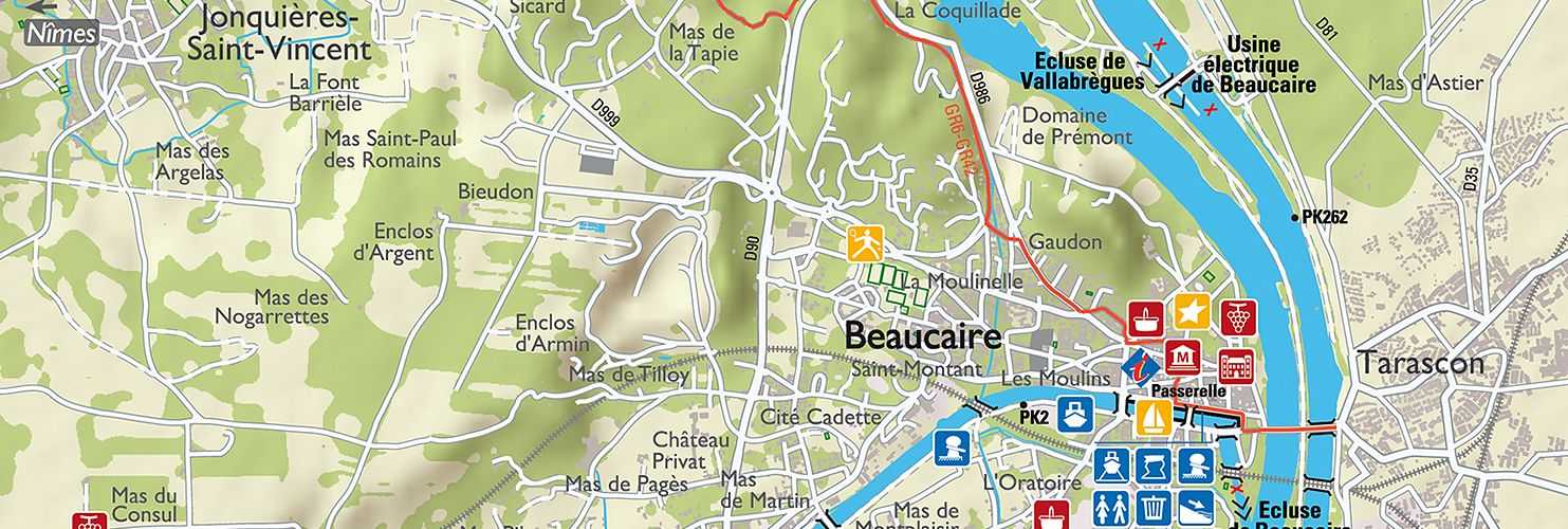 Carte touristique