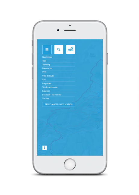 carte sur smartphone 2 - application mobile