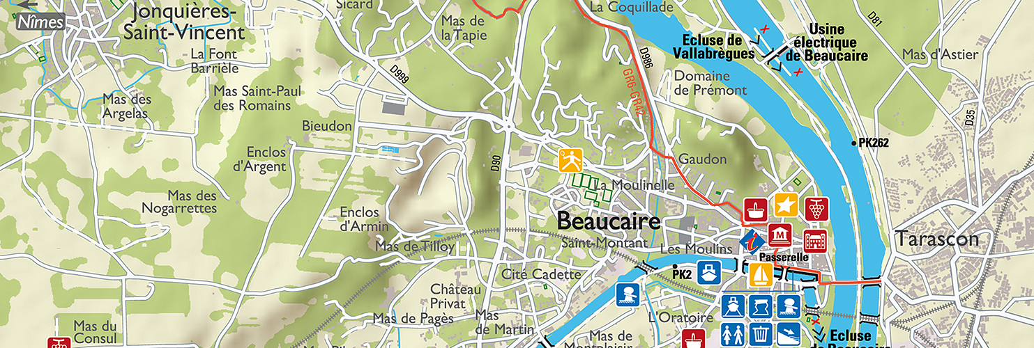 Carte touristique