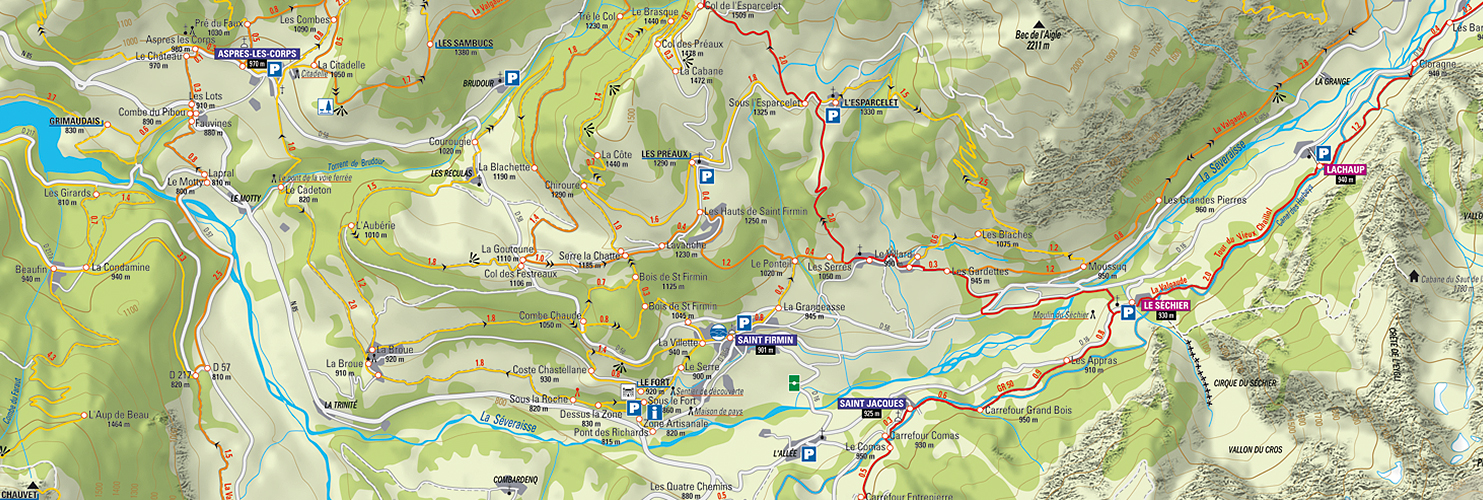Carte de randonnée