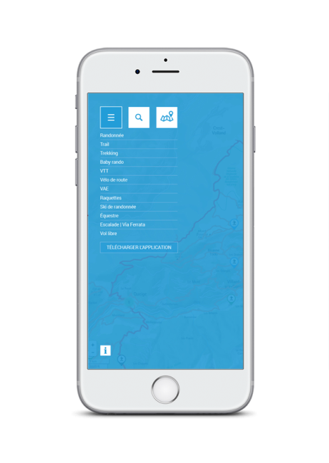 carte sur smartphone 2 - application mobile